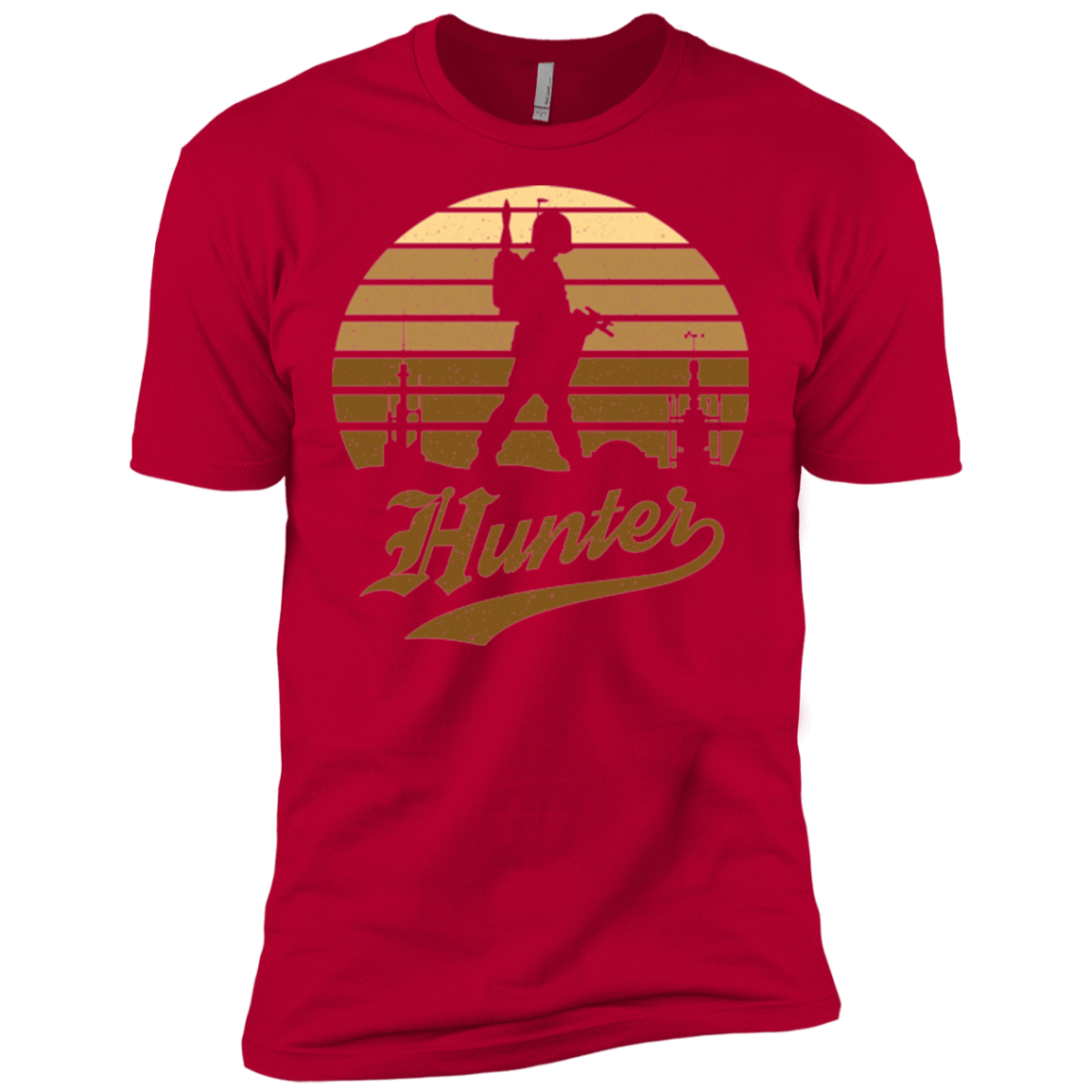 T-Shirts Red / X-Small Hunter (1) Men's Premium T-Shirt