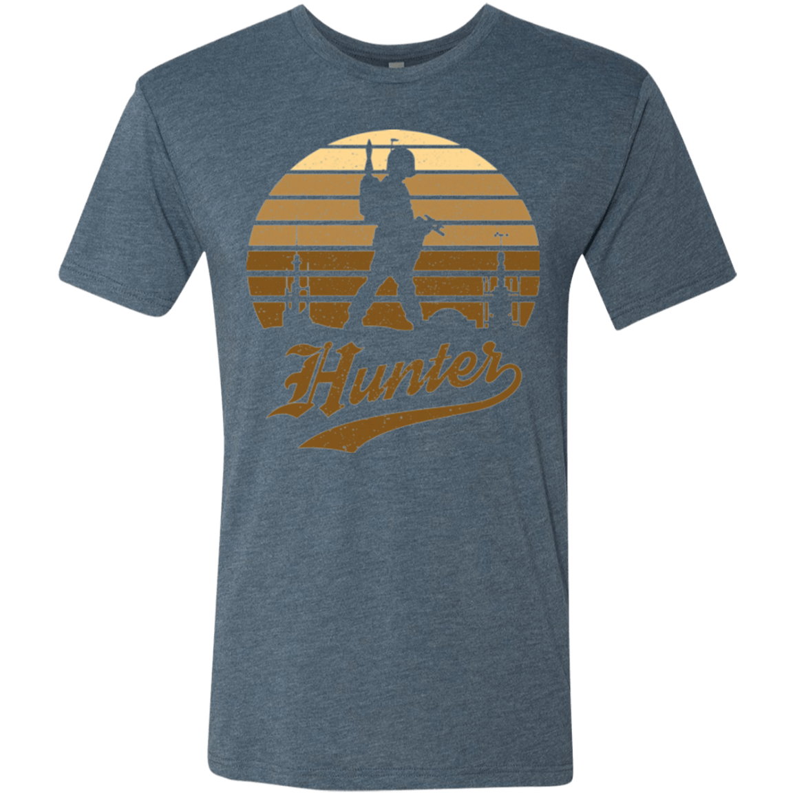 T-Shirts Indigo / Small Hunter (1) Men's Triblend T-Shirt