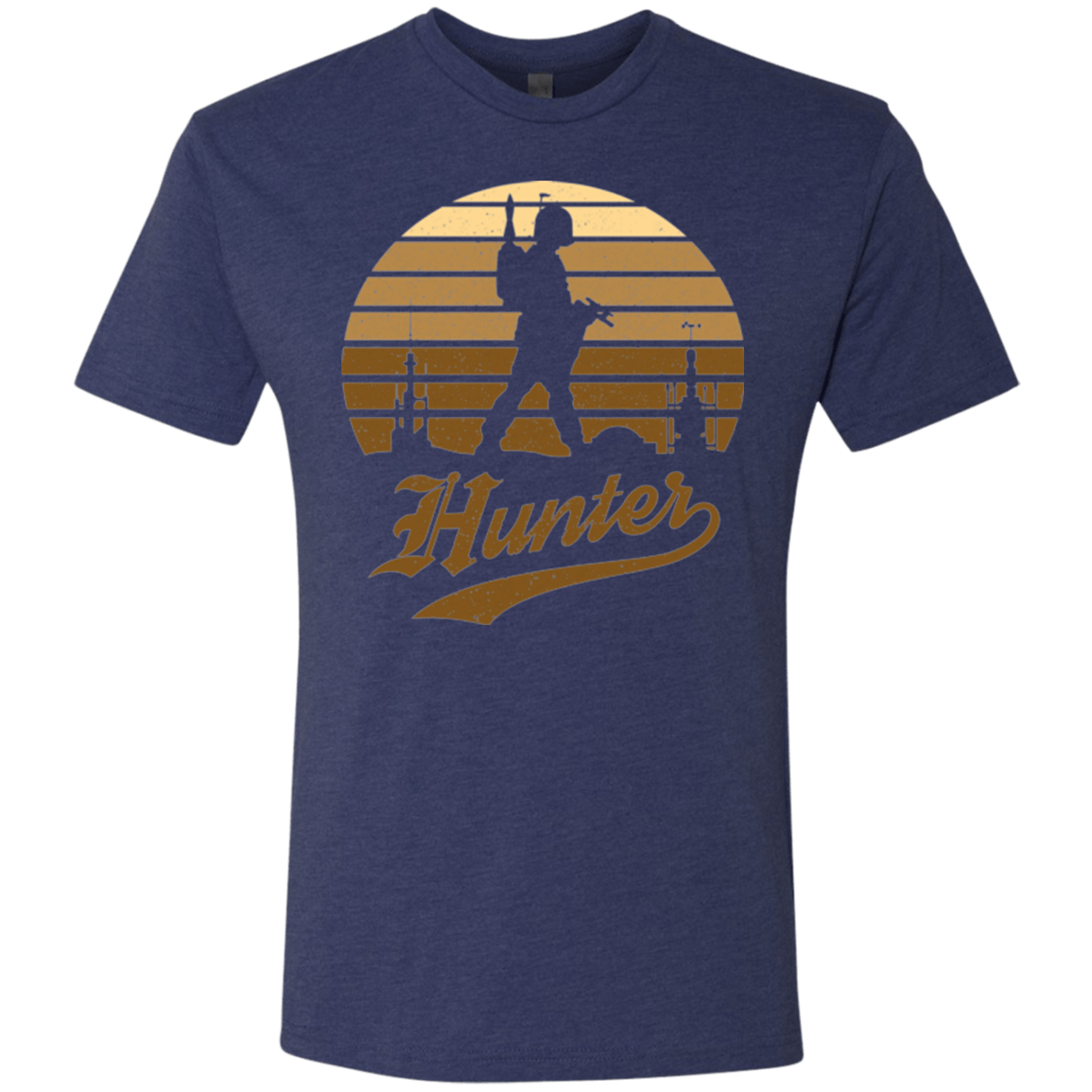 T-Shirts Vintage Navy / Small Hunter (1) Men's Triblend T-Shirt