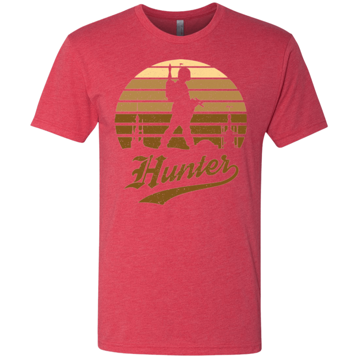 T-Shirts Vintage Red / Small Hunter (1) Men's Triblend T-Shirt
