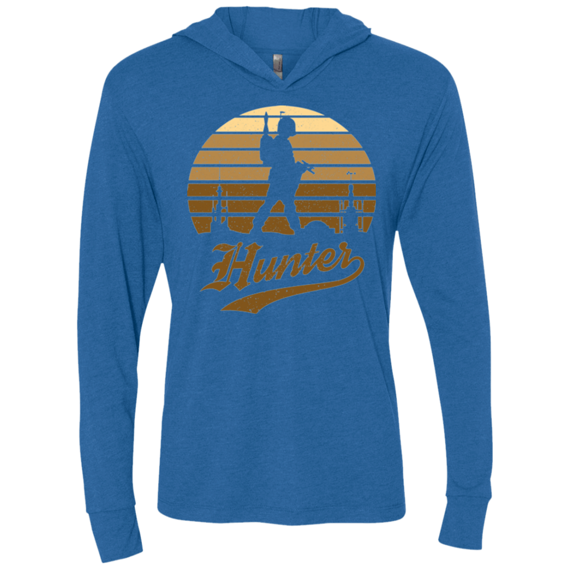 T-Shirts Vintage Royal / X-Small Hunter (1) Triblend Long Sleeve Hoodie Tee