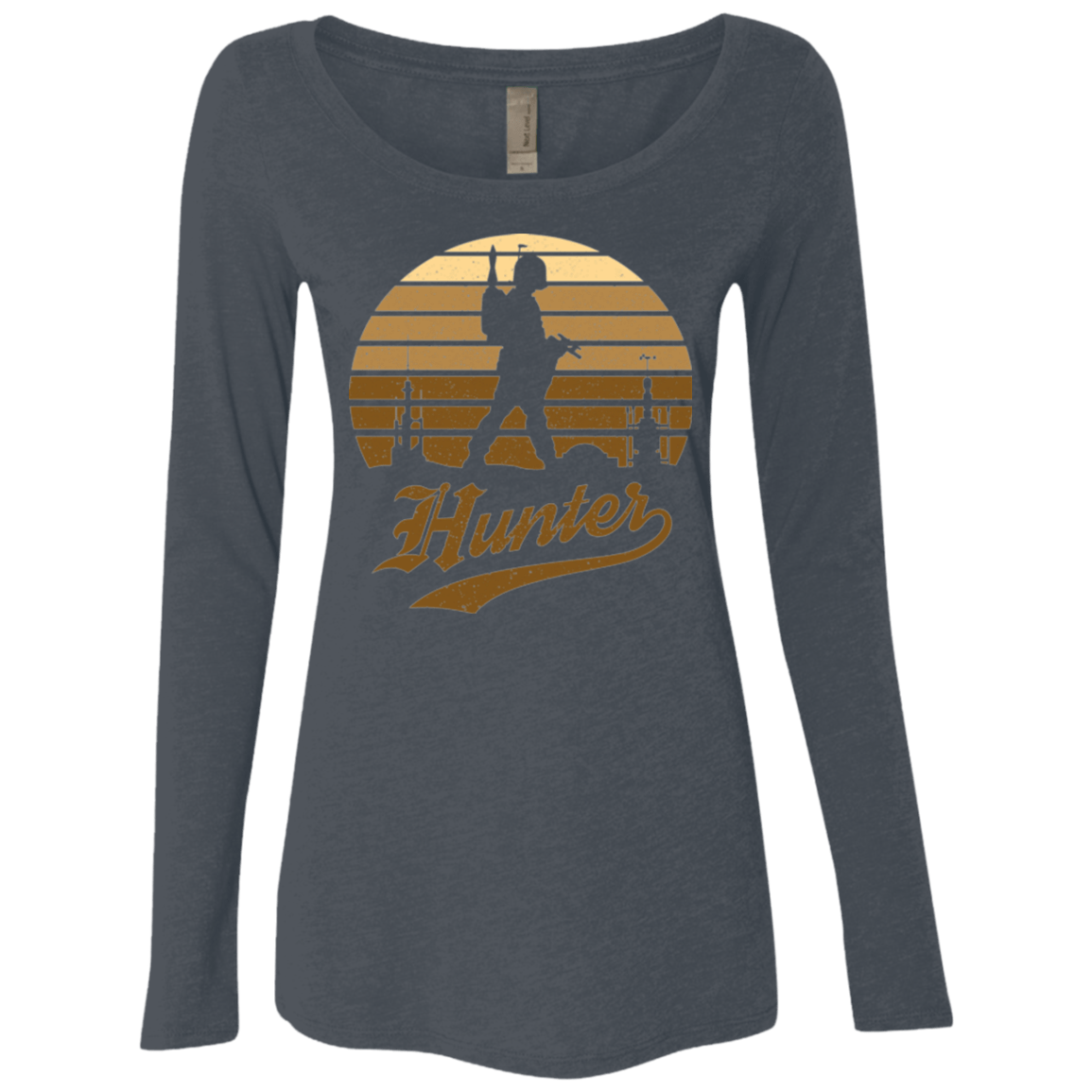T-Shirts Vintage Navy / Small Hunter (1) Women's Triblend Long Sleeve Shirt