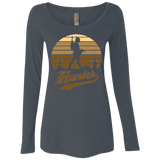 T-Shirts Vintage Navy / Small Hunter (1) Women's Triblend Long Sleeve Shirt