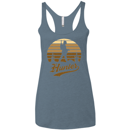 T-Shirts Indigo / X-Small Hunter (1) Women's Triblend Racerback Tank