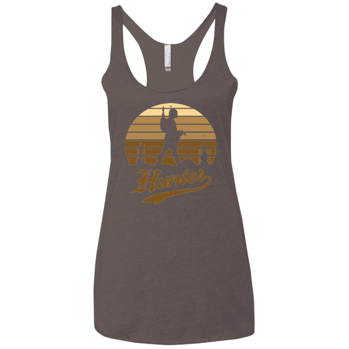 T-Shirts Macchiato / X-Small Hunter (1) Women's Triblend Racerback Tank