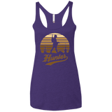 T-Shirts Purple / X-Small Hunter (1) Women's Triblend Racerback Tank