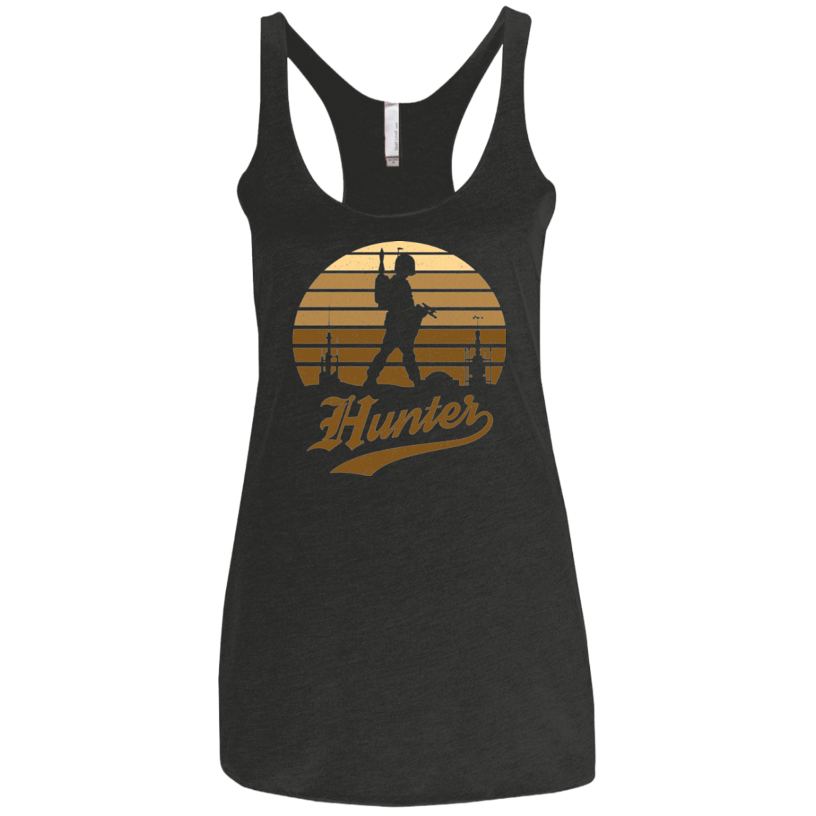 T-Shirts Vintage Black / X-Small Hunter (1) Women's Triblend Racerback Tank