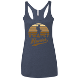 T-Shirts Vintage Navy / X-Small Hunter (1) Women's Triblend Racerback Tank