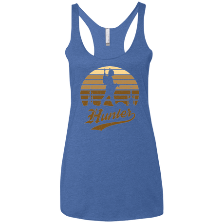 T-Shirts Vintage Royal / X-Small Hunter (1) Women's Triblend Racerback Tank