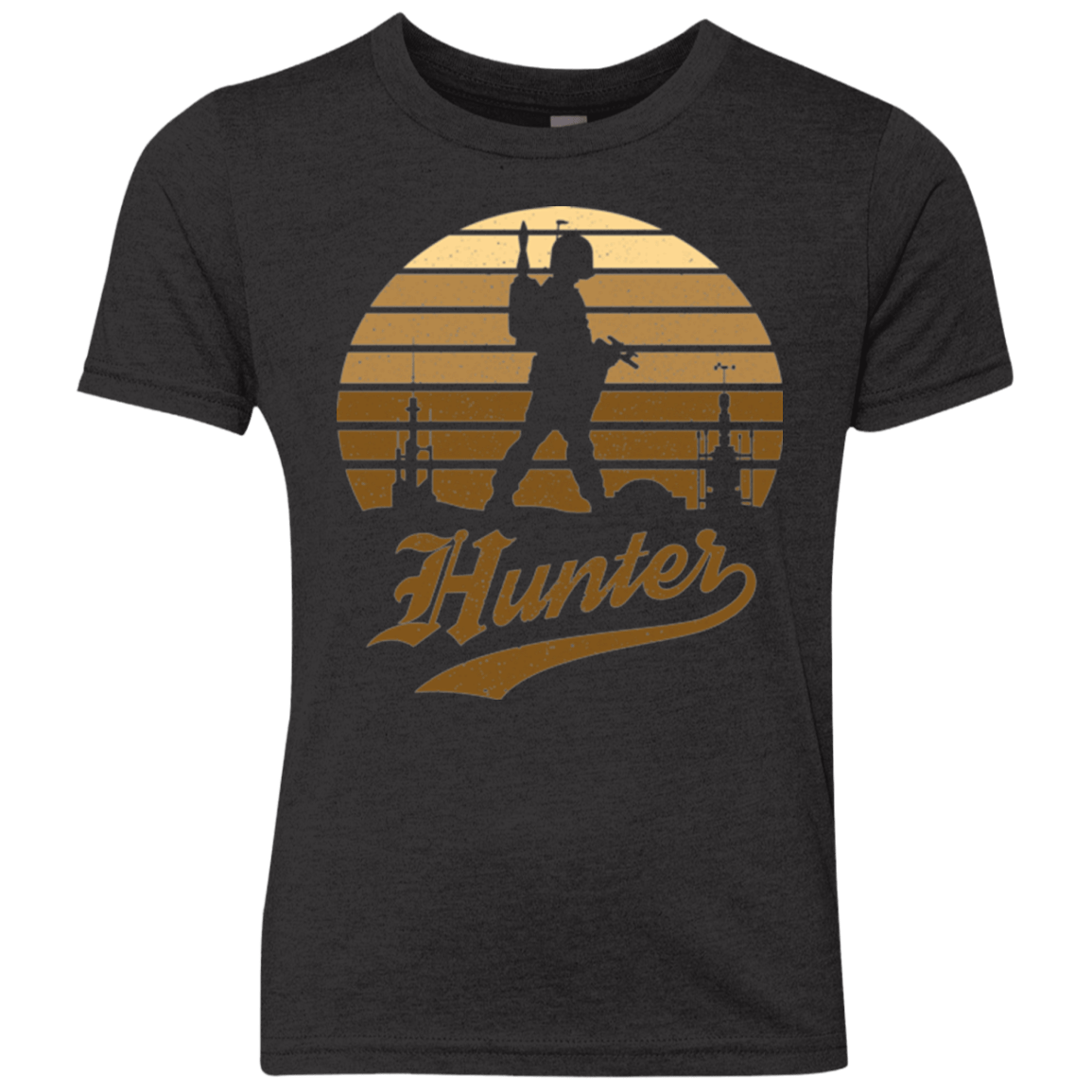 T-Shirts Vintage Black / YXS Hunter (1) Youth Triblend T-Shirt