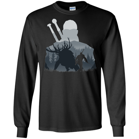 T-Shirts Black / S Hunter Men's Long Sleeve T-Shirt