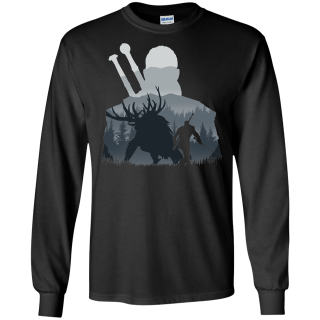 T-Shirts Black / S Hunter Men's Long Sleeve T-Shirt