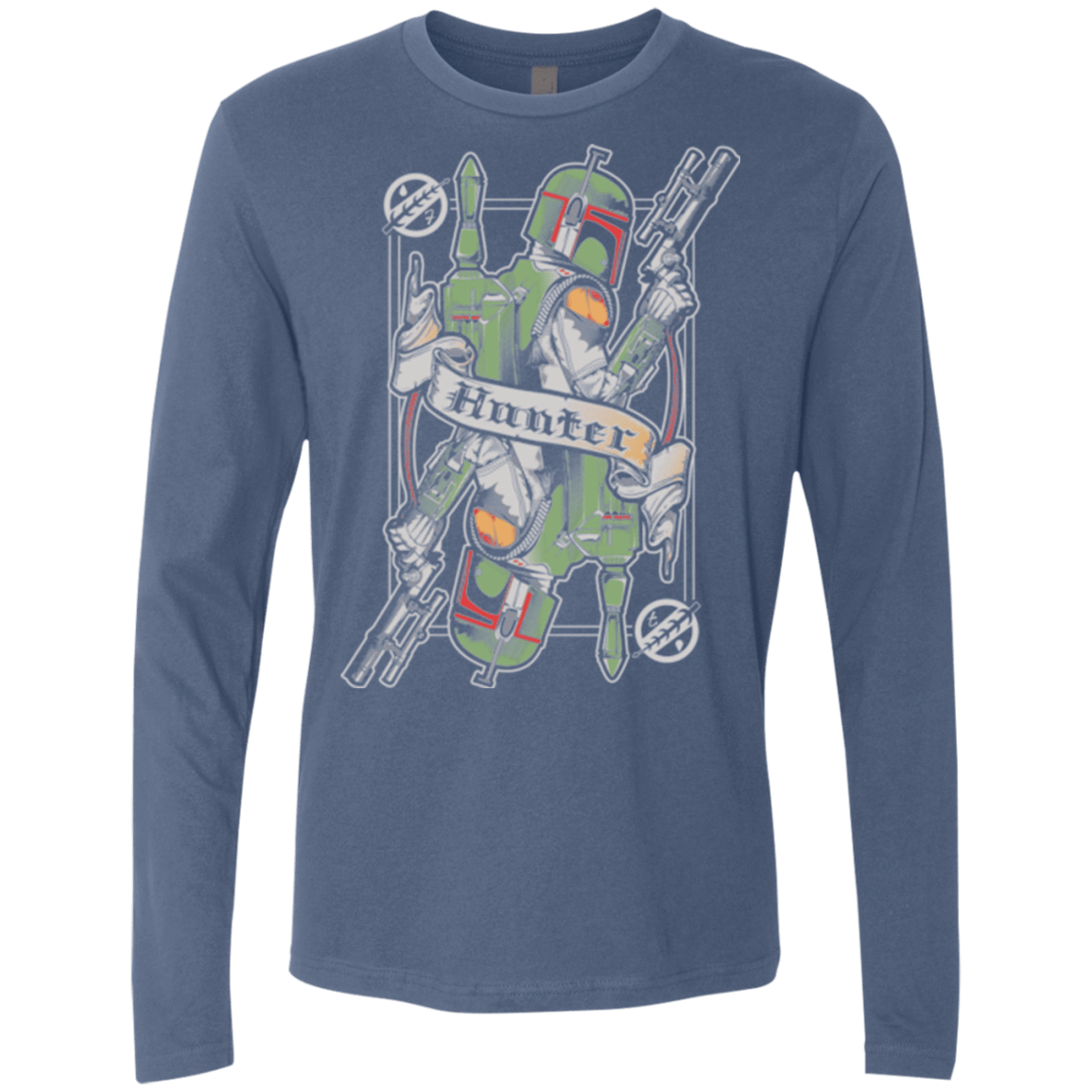 T-Shirts Indigo / Small Hunter Men's Premium Long Sleeve