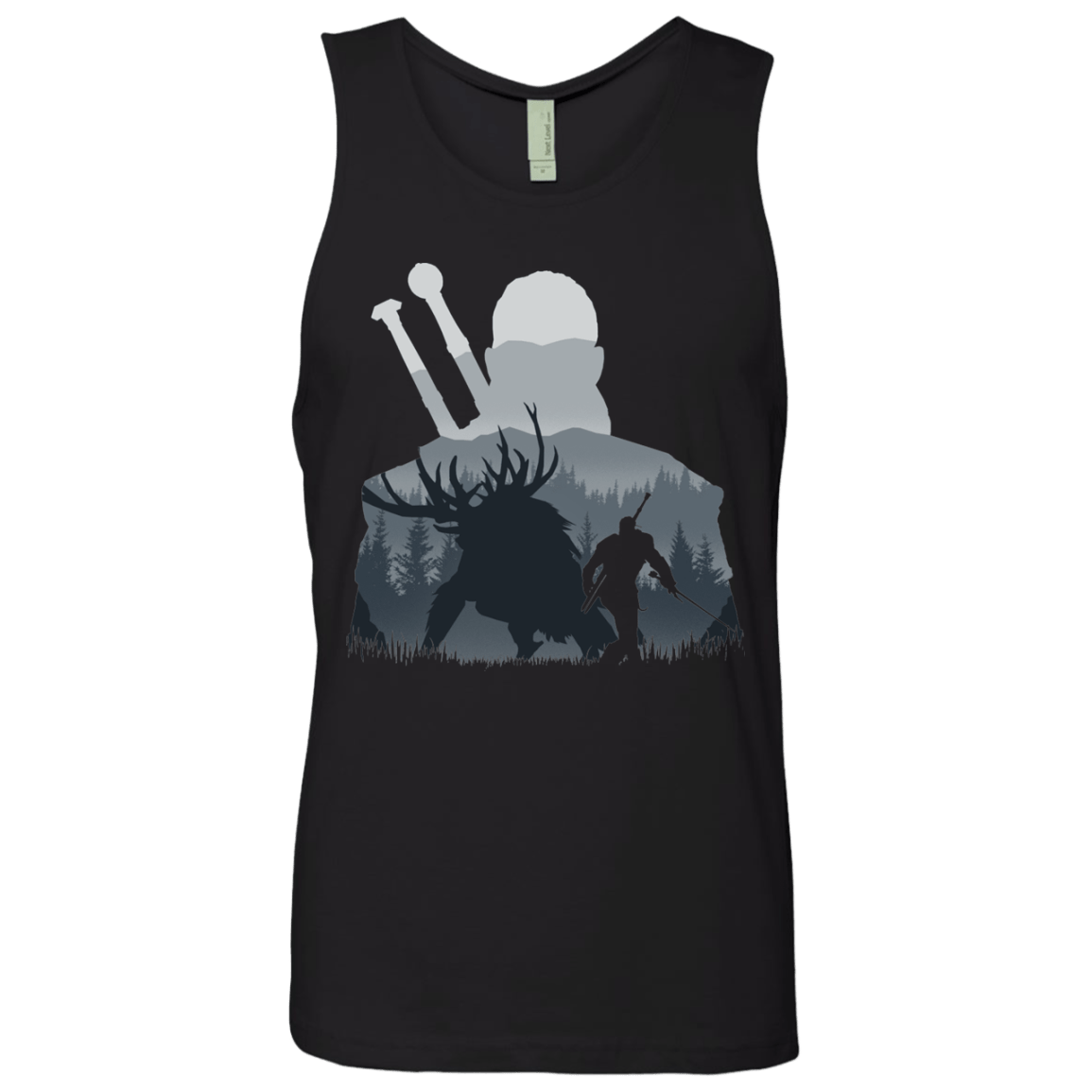 T-Shirts Black / S Hunter Men's Premium Tank Top