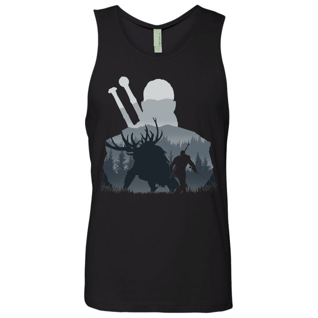 T-Shirts Black / S Hunter Men's Premium Tank Top