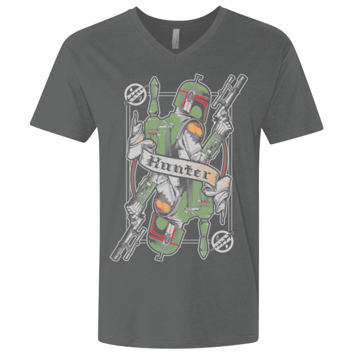 T-Shirts Heavy Metal / X-Small Hunter Men's Premium V-Neck