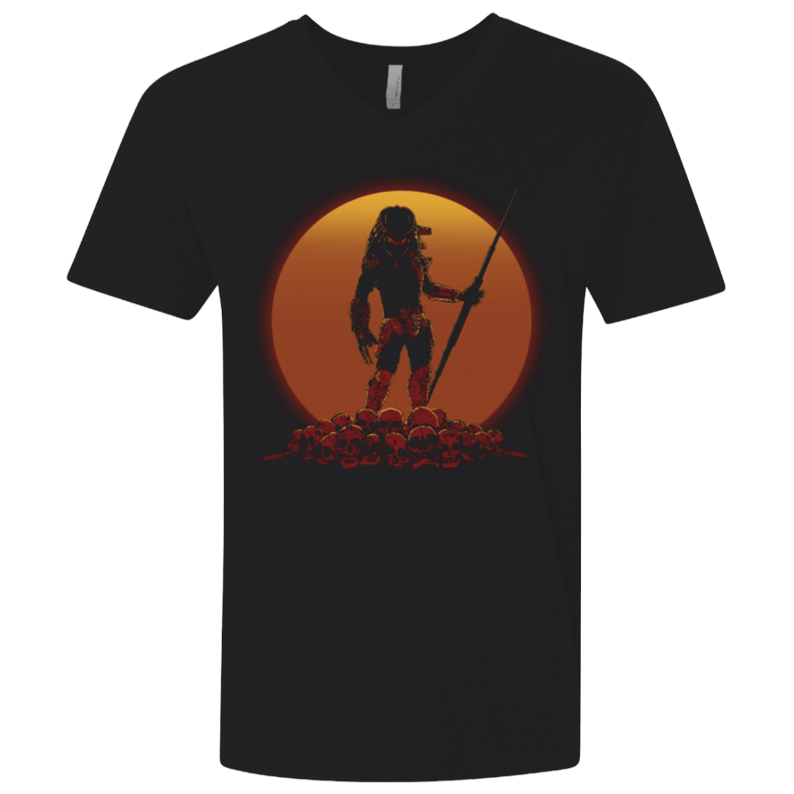 T-Shirts Black / X-Small Hunter on Sunset Men's Premium V-Neck