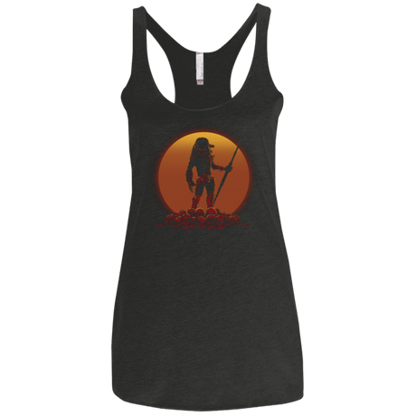 T-Shirts Vintage Black / X-Small Hunter on Sunset Women's Triblend Racerback Tank