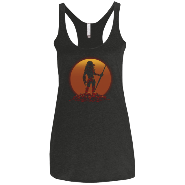 T-Shirts Vintage Black / X-Small Hunter on Sunset Women's Triblend Racerback Tank