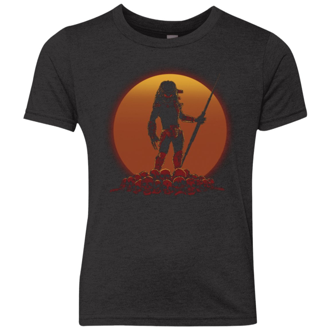 T-Shirts Vintage Black / YXS Hunter on Sunset Youth Triblend T-Shirt