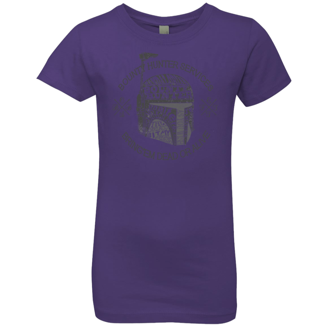T-Shirts Purple Rush / YXS Hunter services Girls Premium T-Shirt