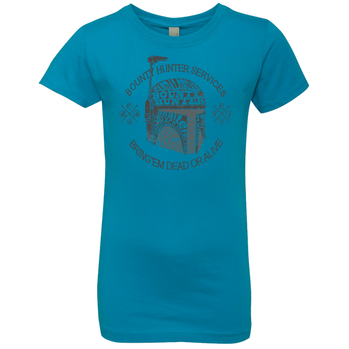 T-Shirts Turquoise / YXS Hunter services Girls Premium T-Shirt