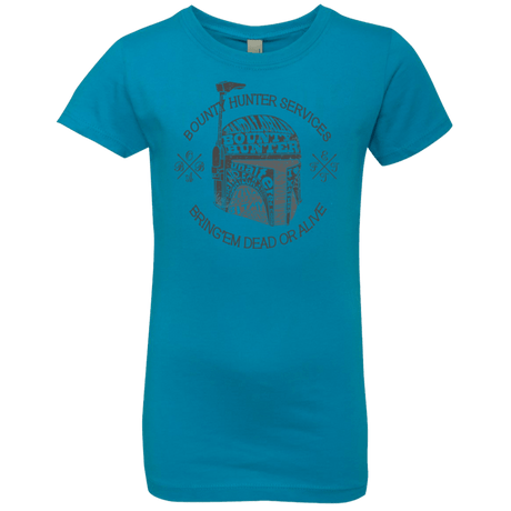 T-Shirts Turquoise / YXS Hunter services Girls Premium T-Shirt