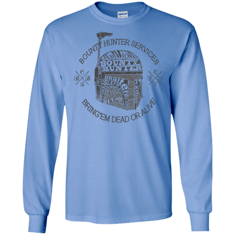 T-Shirts Carolina Blue / S Hunter services Men's Long Sleeve T-Shirt