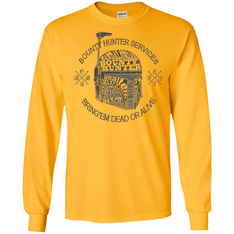 T-Shirts Gold / S Hunter services Men's Long Sleeve T-Shirt