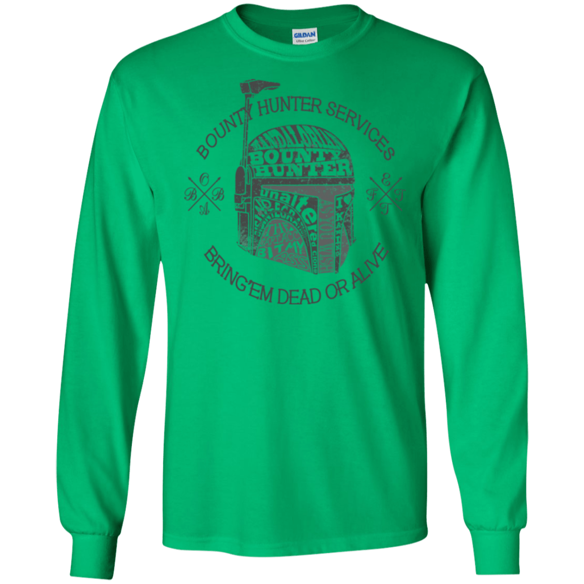 T-Shirts Irish Green / S Hunter services Men's Long Sleeve T-Shirt