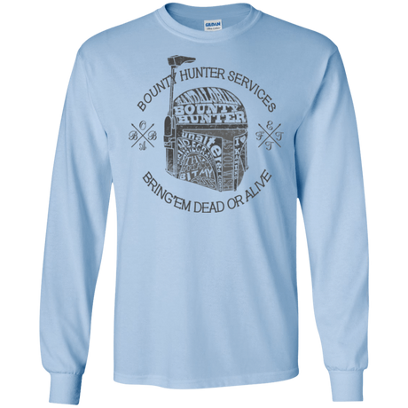 T-Shirts Light Blue / S Hunter services Men's Long Sleeve T-Shirt