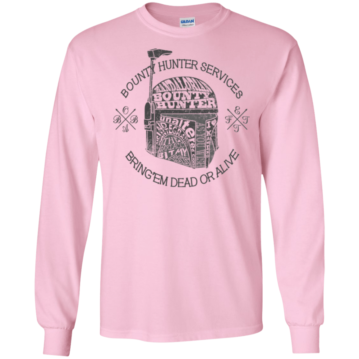 T-Shirts Light Pink / S Hunter services Men's Long Sleeve T-Shirt