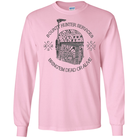 T-Shirts Light Pink / S Hunter services Men's Long Sleeve T-Shirt