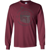 T-Shirts Maroon / S Hunter services Men's Long Sleeve T-Shirt