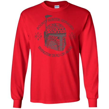 T-Shirts Red / S Hunter services Men's Long Sleeve T-Shirt