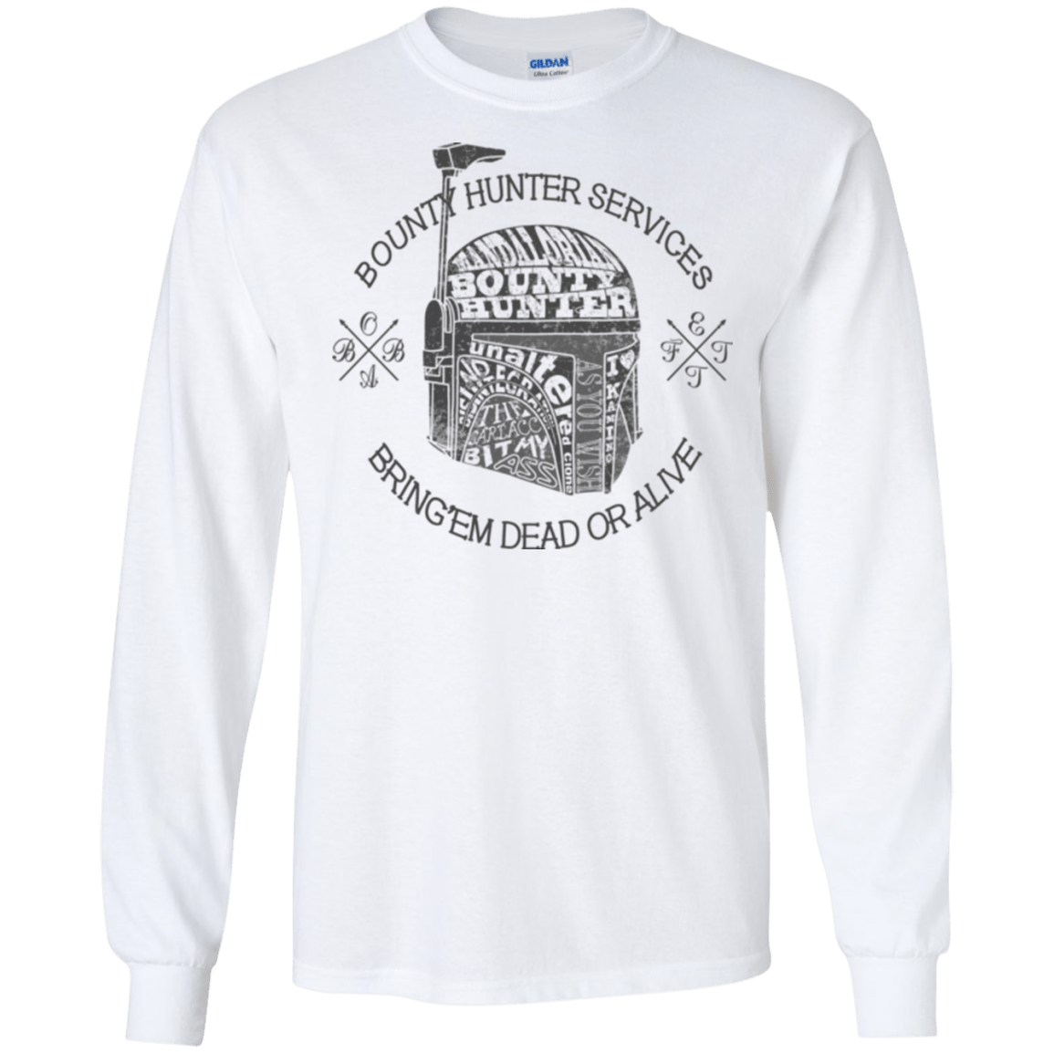 T-Shirts White / S Hunter services Men's Long Sleeve T-Shirt