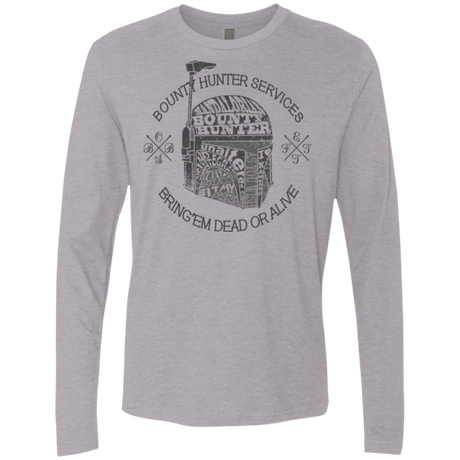 T-Shirts Heather Grey / S Hunter services Men's Premium Long Sleeve