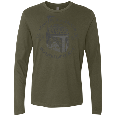 T-Shirts Military Green / S Hunter services Men's Premium Long Sleeve