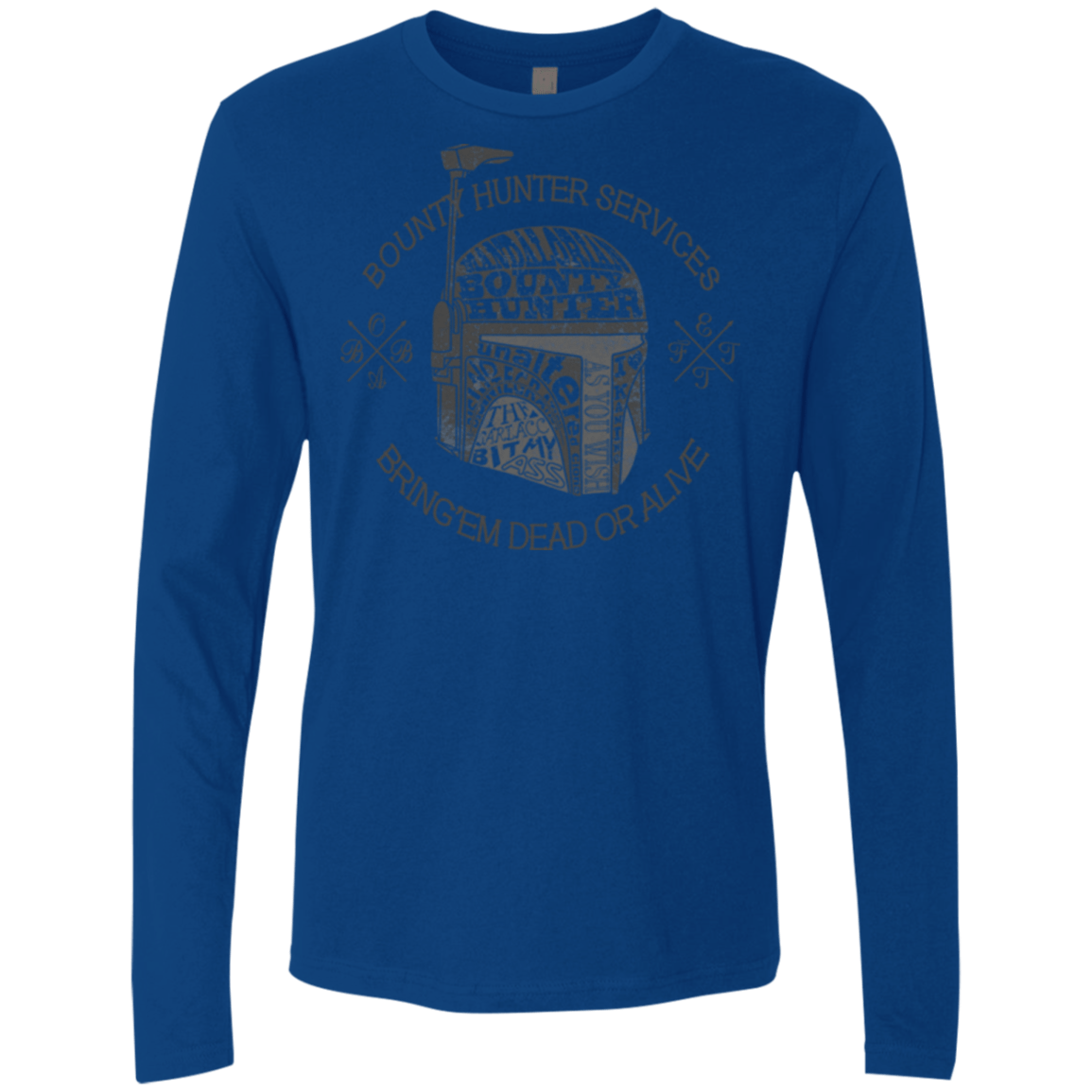 T-Shirts Royal / S Hunter services Men's Premium Long Sleeve