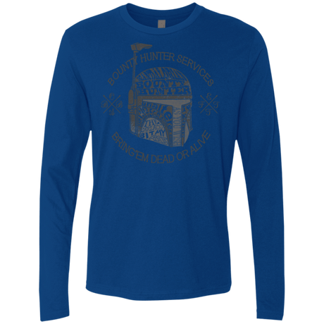 T-Shirts Royal / S Hunter services Men's Premium Long Sleeve
