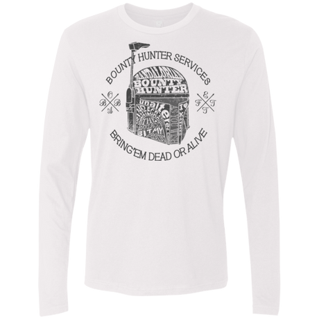 T-Shirts White / S Hunter services Men's Premium Long Sleeve