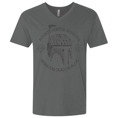 T-Shirts Heavy Metal / X-Small Hunter services Men's Premium V-Neck
