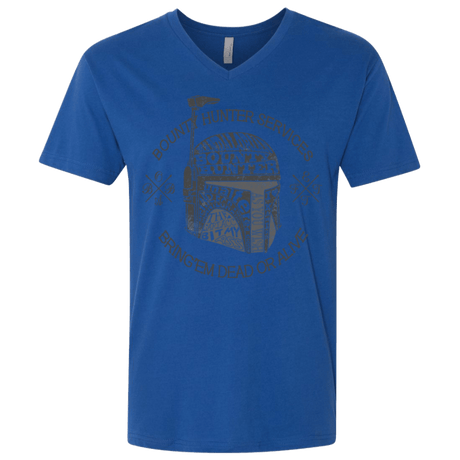 T-Shirts Royal / X-Small Hunter services Men's Premium V-Neck