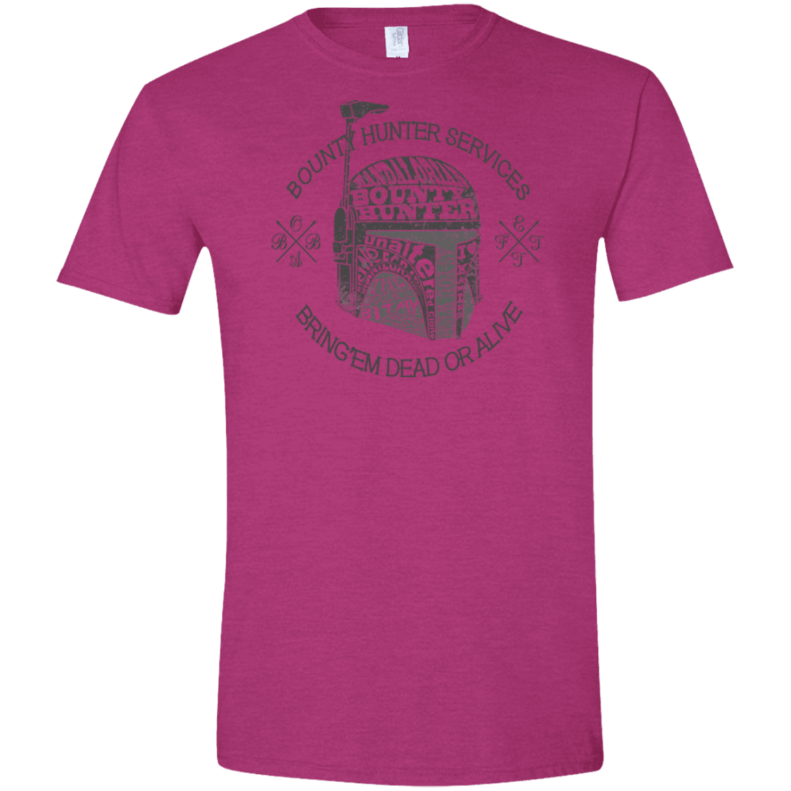 T-Shirts Antique Heliconia / S Hunter services Men's Semi-Fitted Softstyle