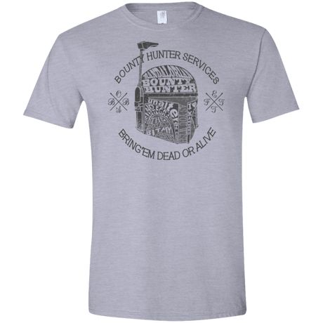 T-Shirts Sport Grey / X-Small Hunter services Men's Semi-Fitted Softstyle