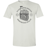 T-Shirts White / X-Small Hunter services Men's Semi-Fitted Softstyle