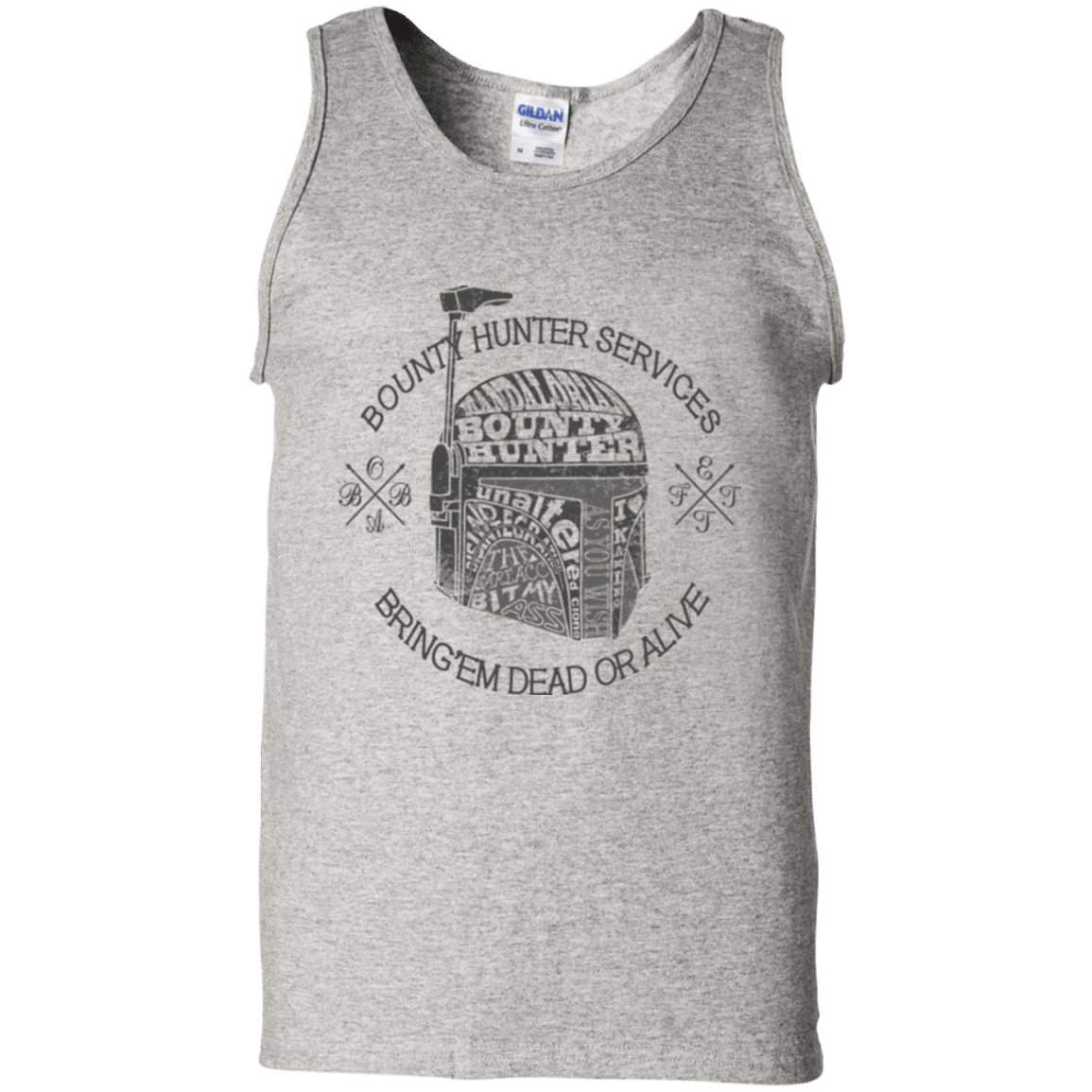 T-Shirts Ash / S Hunter services Men's Tank Top