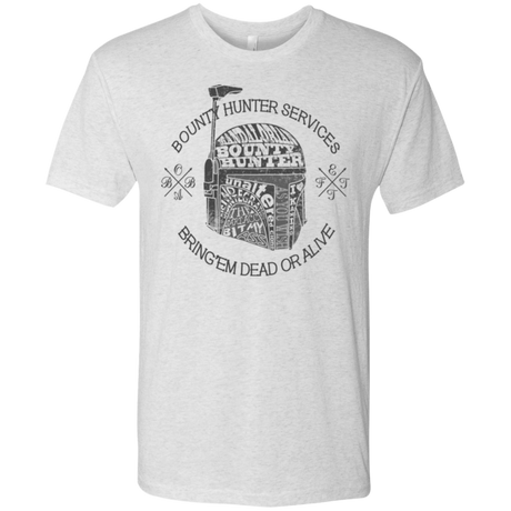 T-Shirts Heather White / S Hunter services Men's Triblend T-Shirt