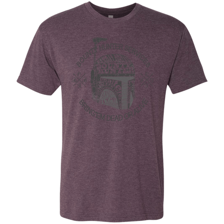 T-Shirts Vintage Purple / S Hunter services Men's Triblend T-Shirt