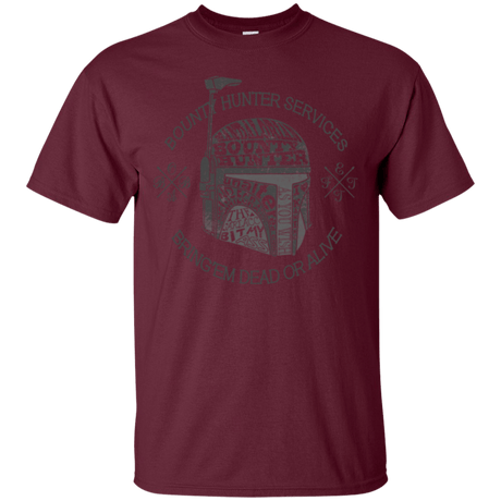 T-Shirts Maroon / S Hunter services T-Shirt